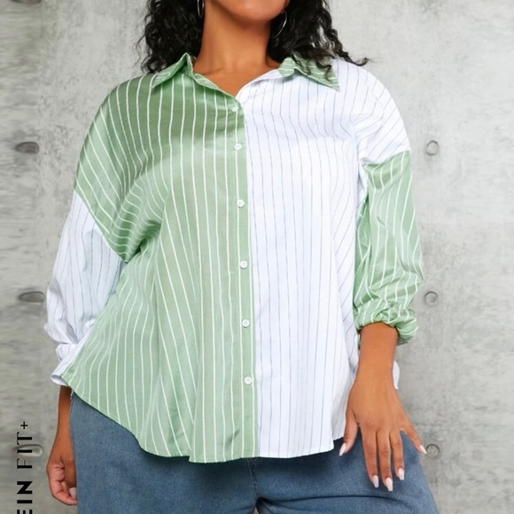 Shein Curve Fit+ 32/34 about Torrid size 6 blouse NWT - Picture 2 of 5